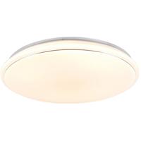 LED Plafondlamp - Plafondverlichting - Trion Turbo - 21W - Warm Wit 3000K - RGB - Dimbaar - Afstandsbediening - Rond - Mat Wit - Kunststof - thumbnail