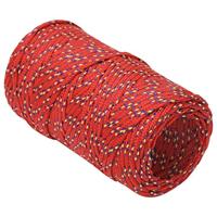VidaXL Boottouw 2 mm 25 m polypropyleen rood - thumbnail