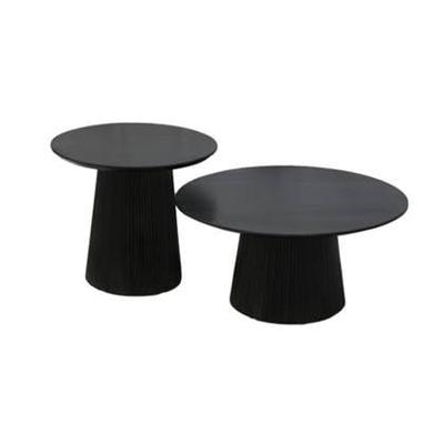 Old Inn - Salontafel Rome Zwart set van 2