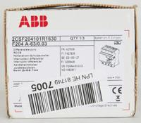 ABB 2CSF204101R1630 F204A-63/0,03 Aardlekschakelaar A 4-polig 63 A 0.03 A 230 V - thumbnail