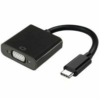 AISENS A109-0347 USB-C op VGA, USB-C-stekker naar HDB15 bus, zwart, 15 cm - thumbnail