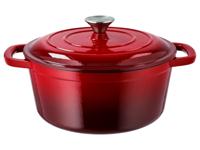 SILVERCREST Gietijzeren pan 26 cm 5,1 L (Rood) - thumbnail
