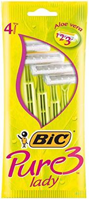 Bic Pure 3 Lady Wegwerpscheermesjes Bic Pure 3 Lady Wegwerpscheermesjes