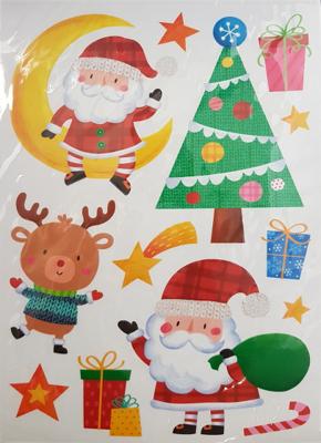 Peha Stickers Kerstthema 42 X 25 Cm Folie