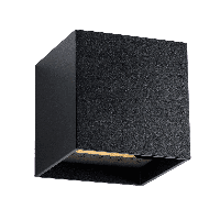 GardenLights Vierkante muurlampMauri 12v 10cm zwart - 3177011 - thumbnail