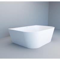 Ligbad Arcqua Crosstone Evi XL Back To Wall Solid Surface 180x120x57 Mat Wit - thumbnail