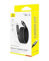 Baseus Tungsten Magnetische USB C naar USB C snellaadkabel 1 m 100 W Zwart - thumbnail