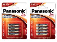 Panasonic Pro Power 4+4 gratis AAA batterij (potlood) Alkaline 1.5 V 8 stuk(s) - thumbnail