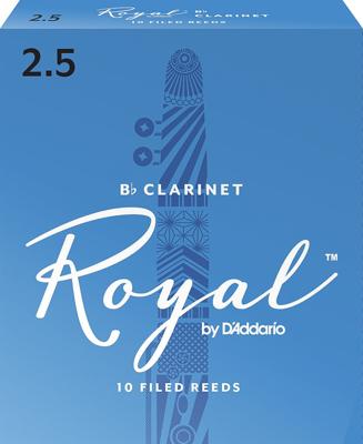 D&apos;Addario Woodwinds Royal 2.5 rieten voor Bb klarinet (10 stuks)
