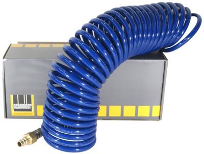 Schneider Airsystems Schneider persluchtslang spiral hose cpl. w.clutch steckn.