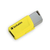 Verbatim V Store N CLICK USB-stick 16 GB Geel, Rood, Blauw 49306 USB-A 3.2 Gen 1 - thumbnail