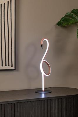Lucide FLAMINGO - Tafellamp - LED Dimb. - RGB - Roze