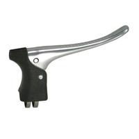 Saccon remhendel, per set aluminium/ kunststof. zwart/zilver - thumbnail