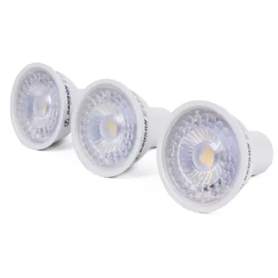 Benson Dimbare LED Spot - 5 Watt - Warmwit 3000K - GU10 - 3 stuks Benson Dimbare LED Spot - 5 Watt - Warmwit 3000K - GU10 - 3 stuks