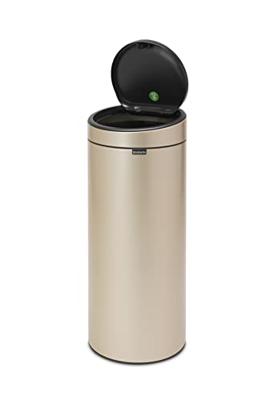 Brabantia touch bin afvalemmer 30 liter Metallic Gold - thumbnail