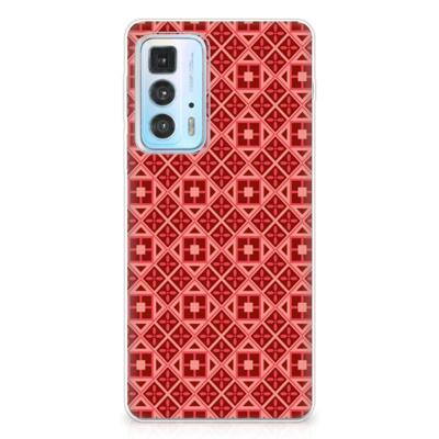 Motorola Edge 20 Pro | TPU bumper | Batik Rood Motorola Edge 20 Pro | TPU bumper | Batik Rood