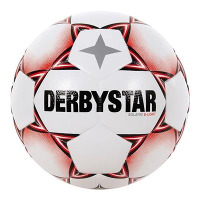Derbystar Solaris Super Light Voetbal Maat 5 Wit Rood Zwart - thumbnail