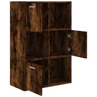 Opbergkast 60x29,5x90 cm gerookt eikenkleurig - thumbnail