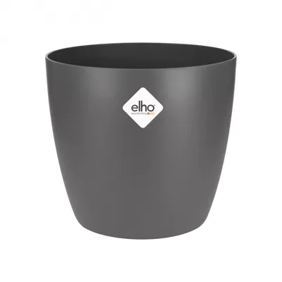 Elho pot brussels rond d10.5cm antraciet