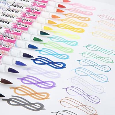 Tulip • textielstiften met dubbele punt 14st.