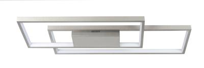 Highlight Design plafondlampPiazza nikkel 65 x 29cm - P6414.30