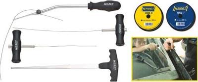 Hazet 4852-5 Ruitenverwijderingsgereedschapsset/draadstarter Hazet 4852-5 Ruitenverwijderingsgereedschapsset/draadstarter