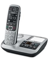Gigaset draadloze telefoon dect zwart / zilver met antwoordapparaat e560a - thumbnail