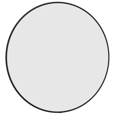 VidaXL Wandspiegel rond ø50 cm zwart VidaXL Wandspiegel rond ø50 cm zwart
