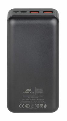 Powerbank Rivacase VA2103 Zwart 30000 mAh Powerbank Rivacase VA2103 Zwart 30000 mAh