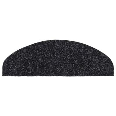 Trapmatten zelfklevend 5 st 65x21x4 cm naaldvilt zwart