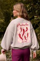 Ydence Sweater Just chillin | Grey melange - thumbnail