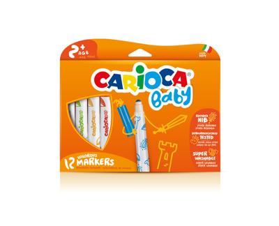Carioca viltstifen Baby, kartonnen etui met 12 stuks