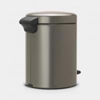 Brabantia NewIcon pedaalemmer 2 x 2 liter Platinum - thumbnail