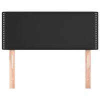Hoofdbord 100x5x78/88 cm kunstleer zwart - thumbnail