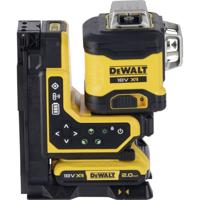 DeWALT DCLE34035D1 Accu groene lijnlaser met afstandsbediening 18V XR 2.0Ah in TSTAK - thumbnail