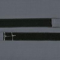 Hoofdsteun voor ligstoel 40x7,5x15 cm textileen grijs - thumbnail