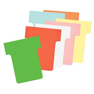 Nobo T-planbordkaarten index 1,5, ft 53 x 45 mm, rood - thumbnail