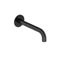 Hotbath Cobber Uitloop 18cm Zwart Mat CB095 - thumbnail