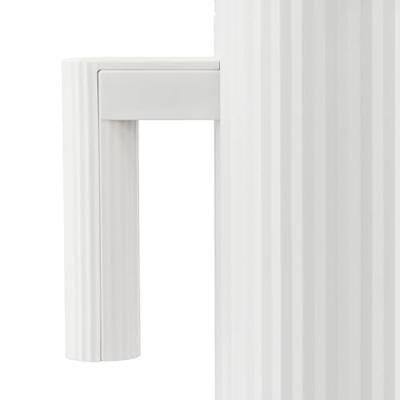 Alessi Thermoskan Plissé - Wit - 1 Liter - door Michele De Lucchi - MDL12 W