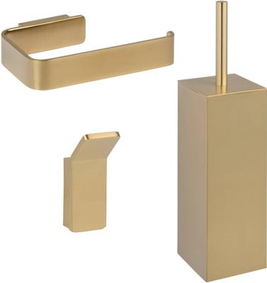 Ben Torgetto toilet accessoires 3-delig geborsteld messing