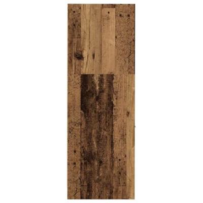 Apothekerskast 30x41x118 cm bewerkt hout oud houtkleurig
