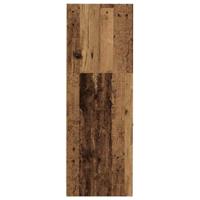 Apothekerskast 30x41x118 cm bewerkt hout oud houtkleurig - thumbnail