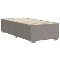 Bedframe zonder matras 90x200 cm stof taupe - thumbnail