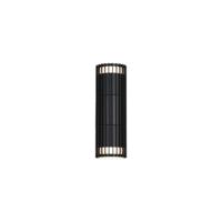 Searchlight WandlampDetroit zwart dubbel - 37738BK - thumbnail