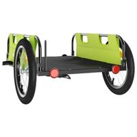 Fietstrailer oxford stof en ijzer groen - thumbnail