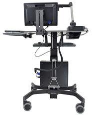 Ergotron TeachWell Mobile Digitale Workspace (MDW) 1-voudig Mobiel zit/sta PC-werkstation 17,8 cm (7) - 81,3 cm (32) Vast - thumbnail