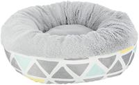 Trixie Pluche bed Bunny, ø 35 × 13 cm, bont/grijs - thumbnail