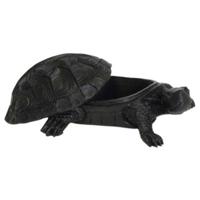 Housevitamin opbergpot turtle zwart 16 cm | 8 stuks - thumbnail