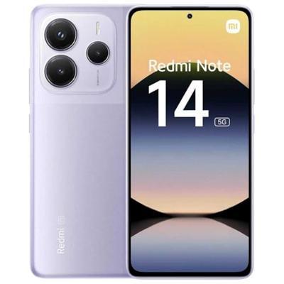 Smartphone Xiaomi Redmi Note 14, 6 GB RAM, 128 GB, lavendel 5G, merk: Xiaomi - EAN: 6932554405588