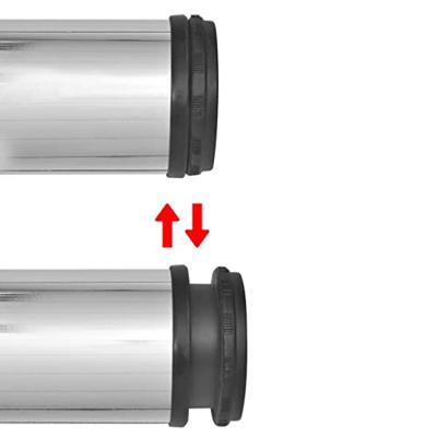 VidaXL Tafelpoten in hoogte verstelbaar chroom 870 mm 4 st VidaXL Tafelpoten in hoogte verstelbaar chroom 870 mm 4 st